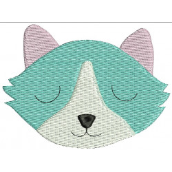 Stickdatei - Herr Fuchs Kopf